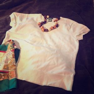 Short sleeved Eddie Bauer light sweater size large